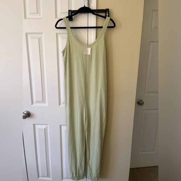 Zara Cotton Green Jogger Jumpsuit - Picture 4 of 5